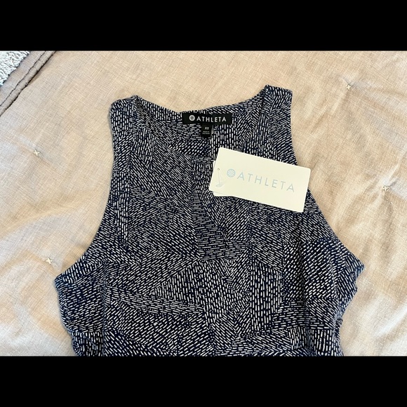 Athleta Santorini Printed High Neck Dress - Picture 3 of 6